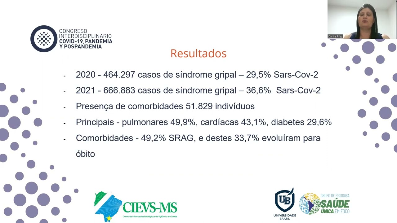 Embedded thumbnail for Evolução da COVID-19 em pacientes com comorbidades no estado de Mato Grosso do Sul, Brasil
